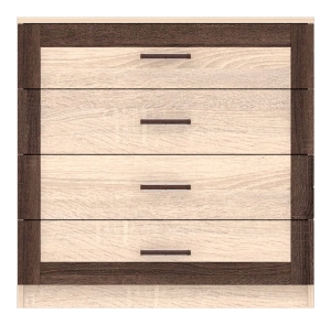 Komoda duża z szufladami dąb sonoma BOSS BS16