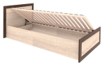 Łóżko z pojemnikiem 90x200 dąb sonoma BOSS BS19