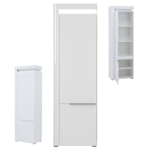 Regał zamknięty Szafka biały połysk IRMA IM8