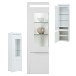 Witryna LEWA szklana biała połysk IRMA IM6