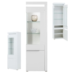 Witryna PRAWA szklana biała połysk IRMA IM7