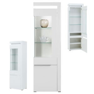 Witryna PRAWA szklana biała połysk IRMA IM7