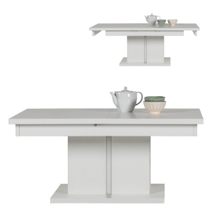 Ława rozkładana biała Stolik kawowy IRMA LA01