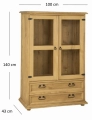 system CLASSIC WOOD witryna niska 2w2s sosna miodowa_4.jpg