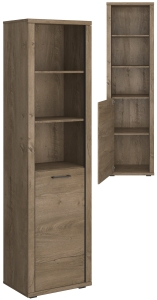 Regał na Książki Otwarty Dąb Lefkas Cordan 1D