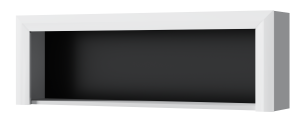 Regał Wiszący Ścienny Biały Szafka Whiteblack 115