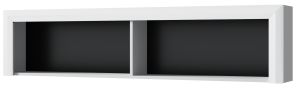 Regał Wiszący Ścienny Biały Szafka Whiteblack 165