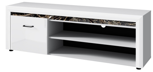 system WHITEBLACK szafka RTV 1d_165 + LED biały połysk_3.jpg