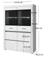 system WHITEBLACK witryna niska 2d2w + LED biały połysk_4.jpg