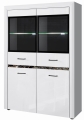 system WHITEBLACK witryna niska 2d2w + LED biały połysk_3.jpg