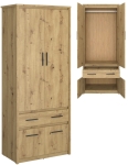 Szafa do Sypialni Duża Dąb Artisan Ayson 4D1S/40