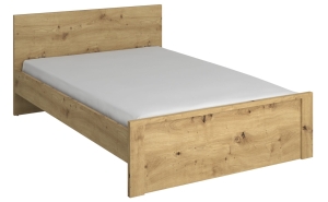 Łóżko Podwójne Sypialnia Ayson Dąb Artisan 140x200