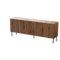 JUNGLE KMODA 190 dąb wotan mat/ czarny mat_1