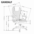 GANDALF fotel gabinetowy czarny / popielaty_3