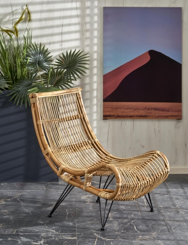 MELODY fotel wypoczynkowy, rattan naturalny_0