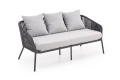 ROCCA zestaw ogrodowy ( sofa + fotel 2x + ława ), ciemny popiel / jasny popiel_8
