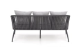 ROCCA zestaw ogrodowy ( sofa + fotel 2x + ława ), ciemny popiel / jasny popiel_9