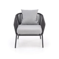 ROCCA zestaw ogrodowy ( sofa + fotel 2x + ława ), ciemny popiel / jasny popiel_17