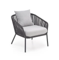 ROCCA zestaw ogrodowy ( sofa + fotel 2x + ława ), ciemny popiel / jasny popiel_18
