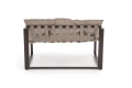 SHARK zestaw ogrodowy ( sofa + fotel 2x + ława ), czarny / cappuccino_10