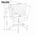 TALON fotel gabinetowy jasny beżowy_3