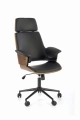 WEBER fotel gabinetowy orzechowy / czarny_0