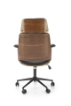 WEBER fotel gabinetowy orzechowy / czarny_4