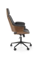 WEBER fotel gabinetowy orzechowy / czarny_7