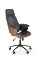WEBER fotel gabinetowy orzechowy / czarny_8