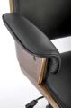 WEBER fotel gabinetowy orzechowy / czarny_9