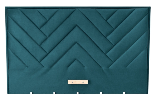 MODULO W1 łóżko 160 - wezgłowie ciemny zielony tap. Monolith 37_0