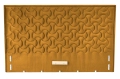MODULO W2 łóżko 160 - wezgłowie musztardowy tap. Monolith 48_0