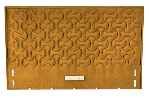 MODULO W2 łóżko 160 - wezgłowie musztardowy tap. Monolith 48_0