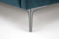 MODULO W3 łóżko 160 - wezgłowie ciemny zielony tap. Monolith 37_5