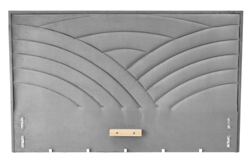 MODULO W3 łóżko 160 - wezgłowie popiel tap. Monolith 85_0