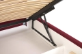 MODULO W4 łóżko 160 - wezgłowie bordowy tap. Monolith 59_7