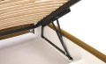 MODULO W4 łóżko 160 - wezgłowie musztardowy tap. Monolith 48_7
