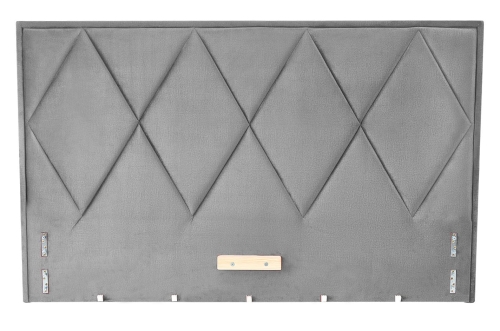 MODULO W4 łóżko 160 - wezgłowie popiel tap. Monolith 85_0