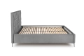 MODULO W5 łóżko 160 - wezgłowie popiel tap. Monolith 85_1