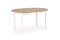 RINGO stół kolor blat dąb craft, nogi - biały (102-142x102x76 cm) (2p=1szt)_1