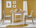 RINGO stół kolor blat dąb craft, nogi - biały (102-142x102x76 cm) (2p=1szt)_7