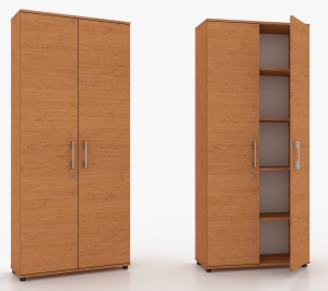 Regał biurowy Szafa zamykana na klucz RODO M 2D olcha 80 x 32 cm