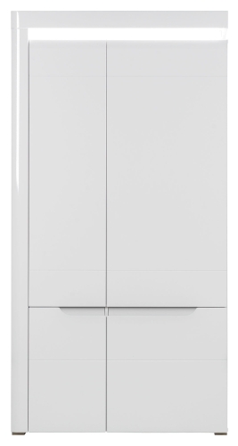 Szafa 2D IRMA IM9  Biały połysk/Biały