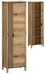Regał Wysoki Zamknięty z Półkami Dąb Evok Helix 1D