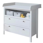 Komoda z Przewijakiem dla Niemowlaka Biała Ole
