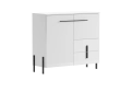 JUSTINE komoda 2D2S (K01) biały/ biały połysk ( MDF )_13