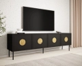 PALAZZO szafka RTV 200 (4D) czarny mat/ dąb craft_9