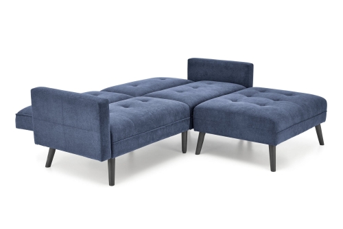 CORNELIUS sofa rozkładana z funkcją narożnika niebieska_0