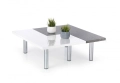 ITAKA set dwóch ław biały / beton (1p=1szt)