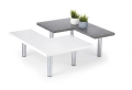 ITAKA set dwóch ław biały / beton (1p=1szt)